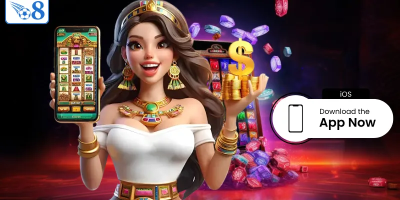 Thao tác tải app O8 cho người dùng iOS